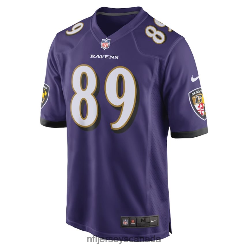 Men Baltimore Ravens Mark Andrews Nike Purple Game Team Jersey Clothing NFL TBXFR63456
