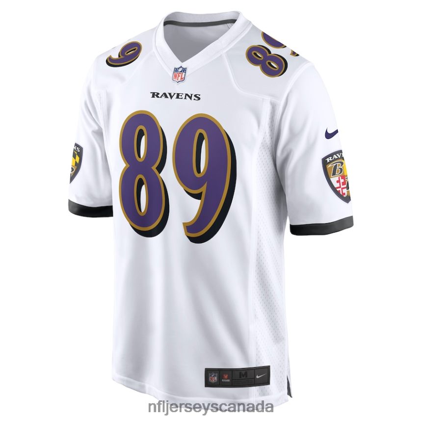 Men Baltimore Ravens Mark Andrews Nike White Game Jersey Clothing NFL TBXFR6506