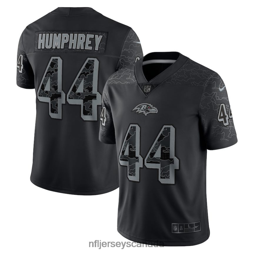 Men Baltimore Ravens Marlon Humphrey Nike Black RFLCTV Limited Jersey Clothing NFL TBXFR61882