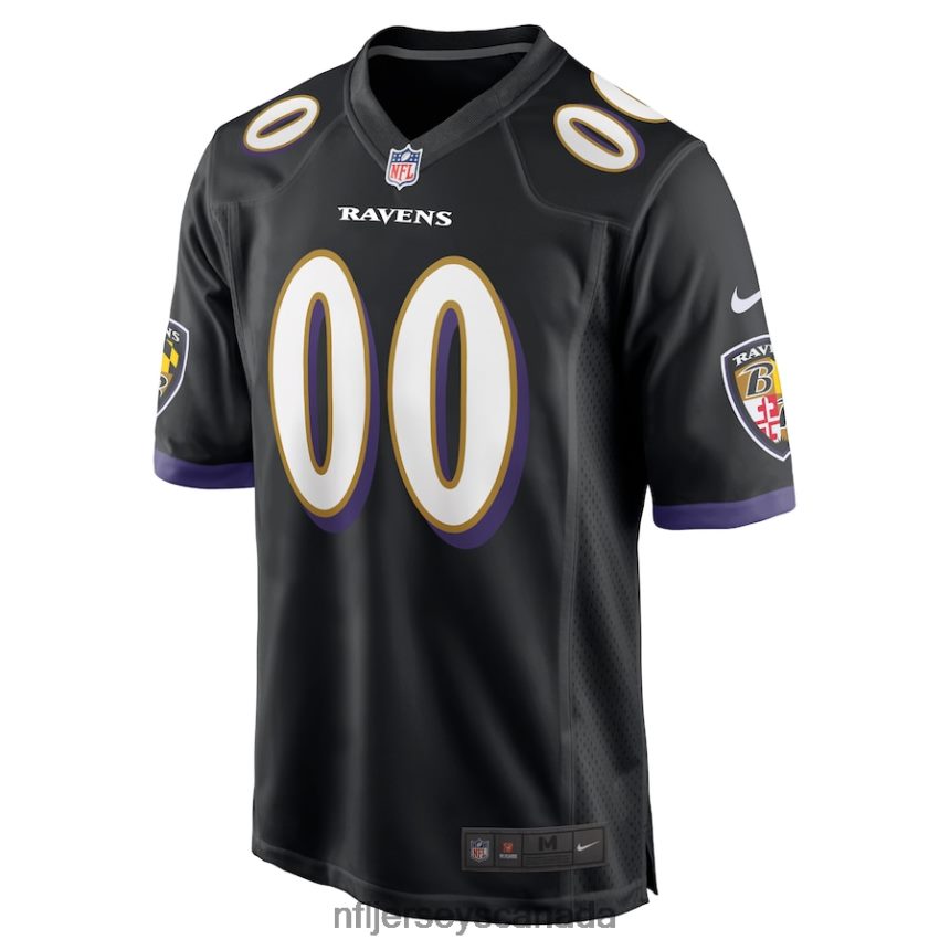 Men Baltimore Ravens Odell Beckham Jr Nike Black Alternate Game Jersey Clothing NFL TBXFR61