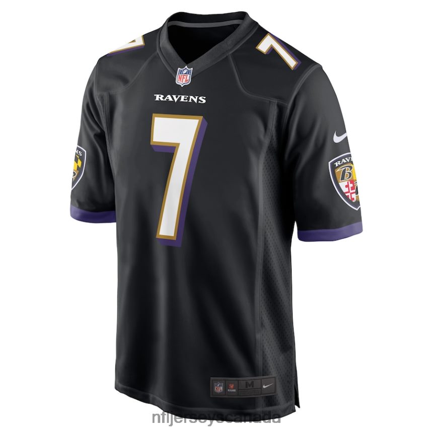 Men Baltimore Ravens Rashod Bateman Nike Black Game Player Jersey Clothing NFL TBXFR62817