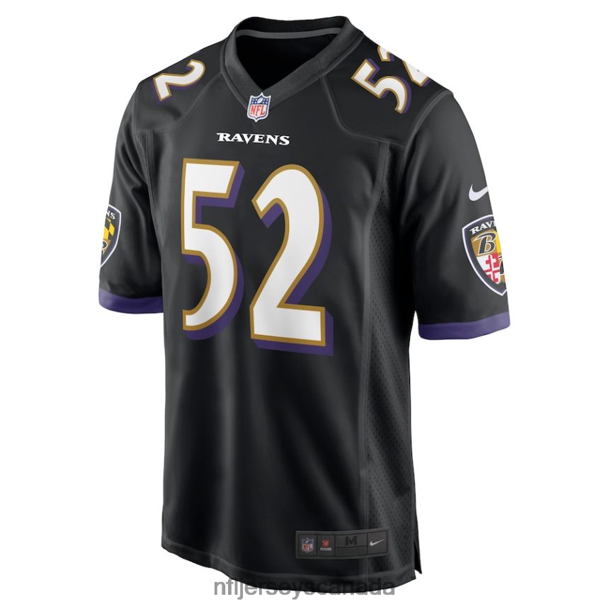 Men Baltimore Ravens Ray Lewis Nike Black Retired Player Jersey Clothing NFL TBXFR6348