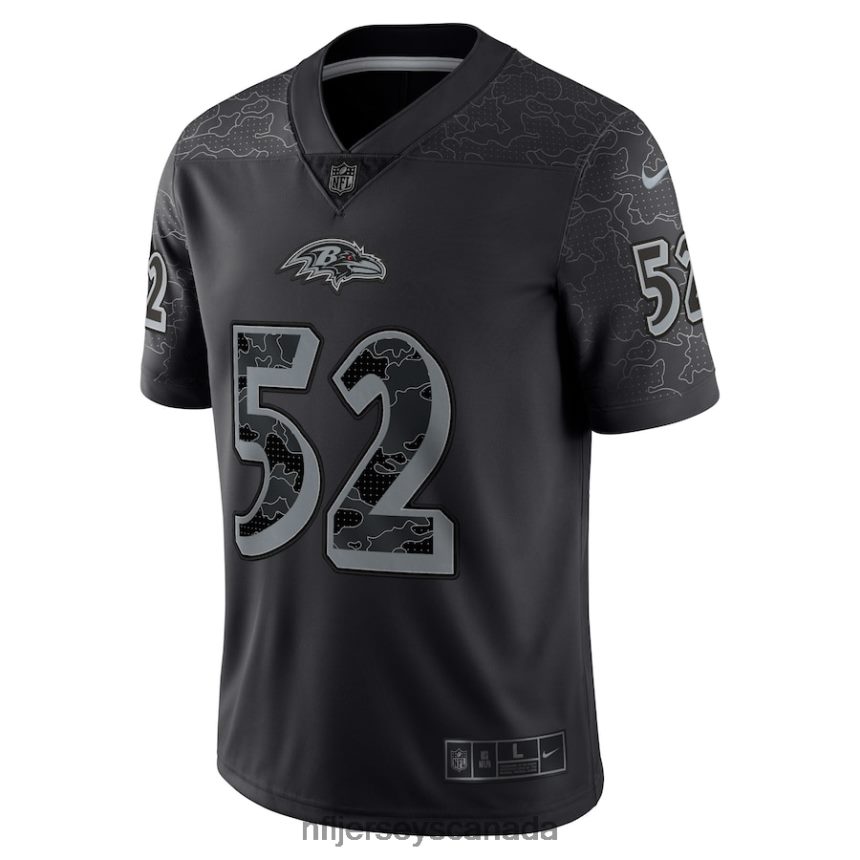Men Baltimore Ravens Ray Lewis Nike Black Retired Player RFLCTV Limited Jersey Clothing NFL TBXFR62331