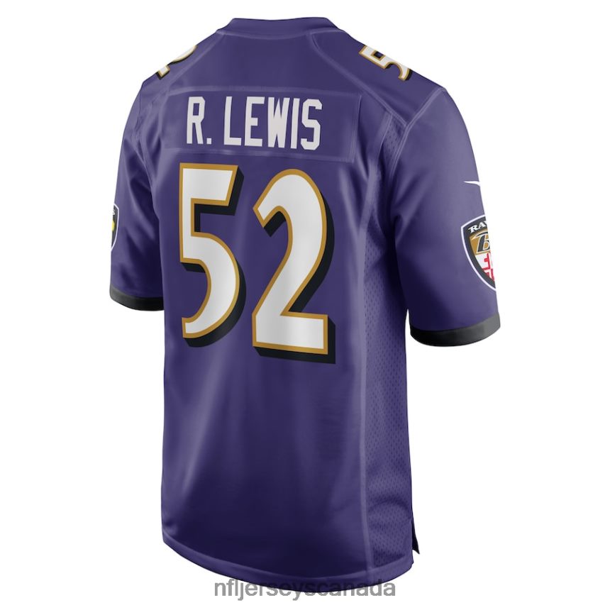 Men Baltimore Ravens Ray Lewis Nike Purple Retired Player Jersey Clothing NFL TBXFR6412
