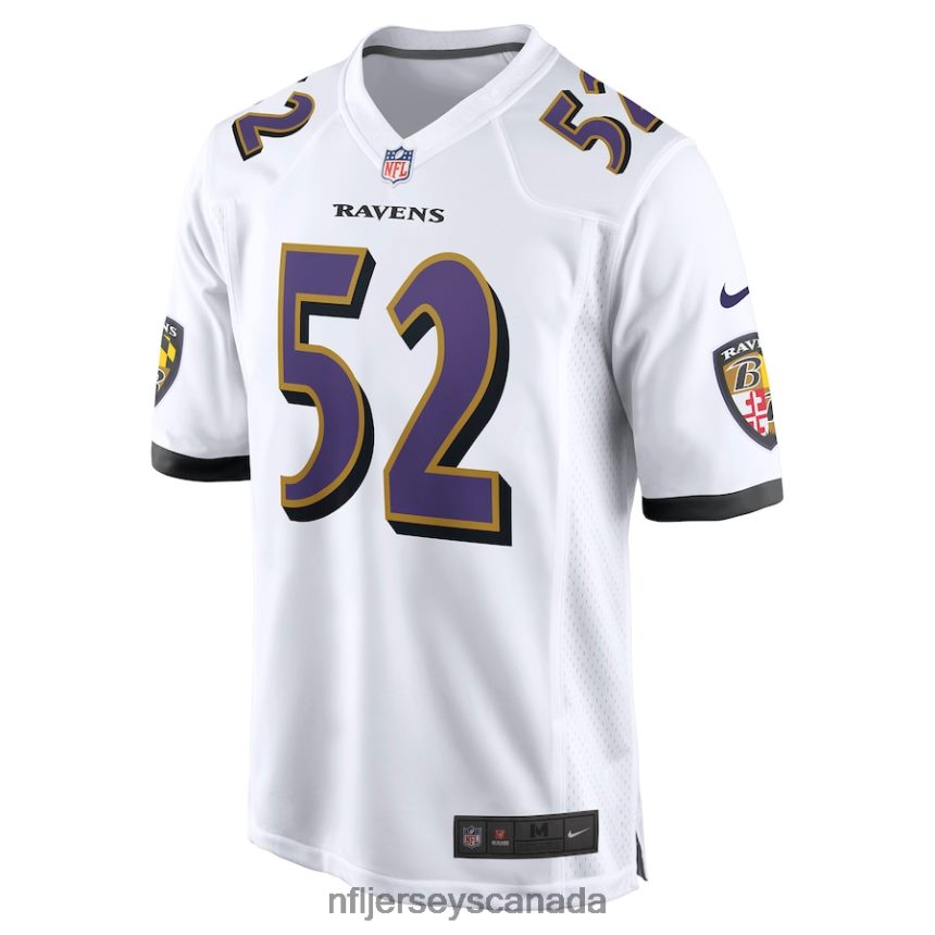 Men Baltimore Ravens Ray Lewis Nike White Retired Player Game Jersey Clothing NFL TBXFR6852