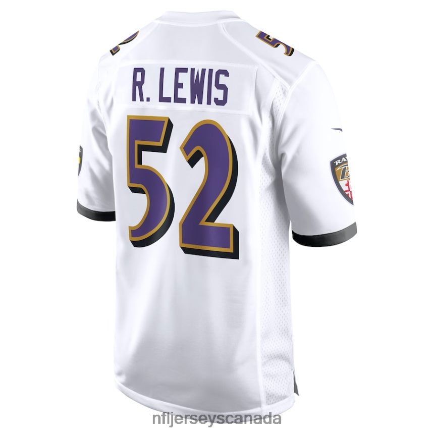 Men Baltimore Ravens Ray Lewis Nike White Retired Player Game Jersey Clothing NFL TBXFR6852
