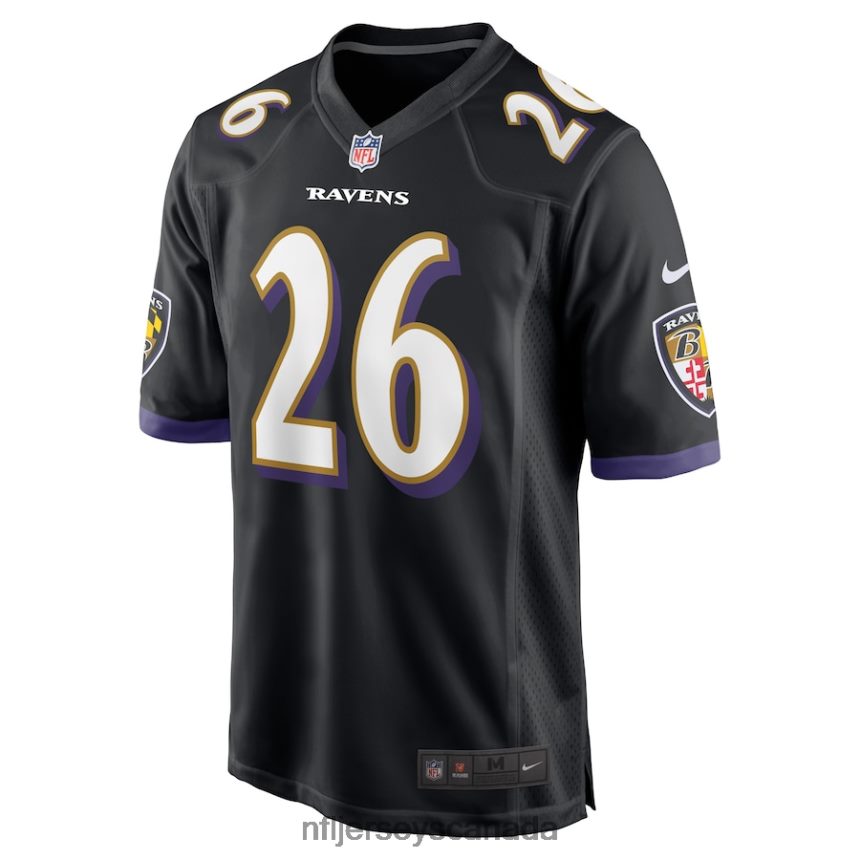 Men Baltimore Ravens Rod Woodson Nike Black Retired Player Jersey Clothing NFL TBXFR63416