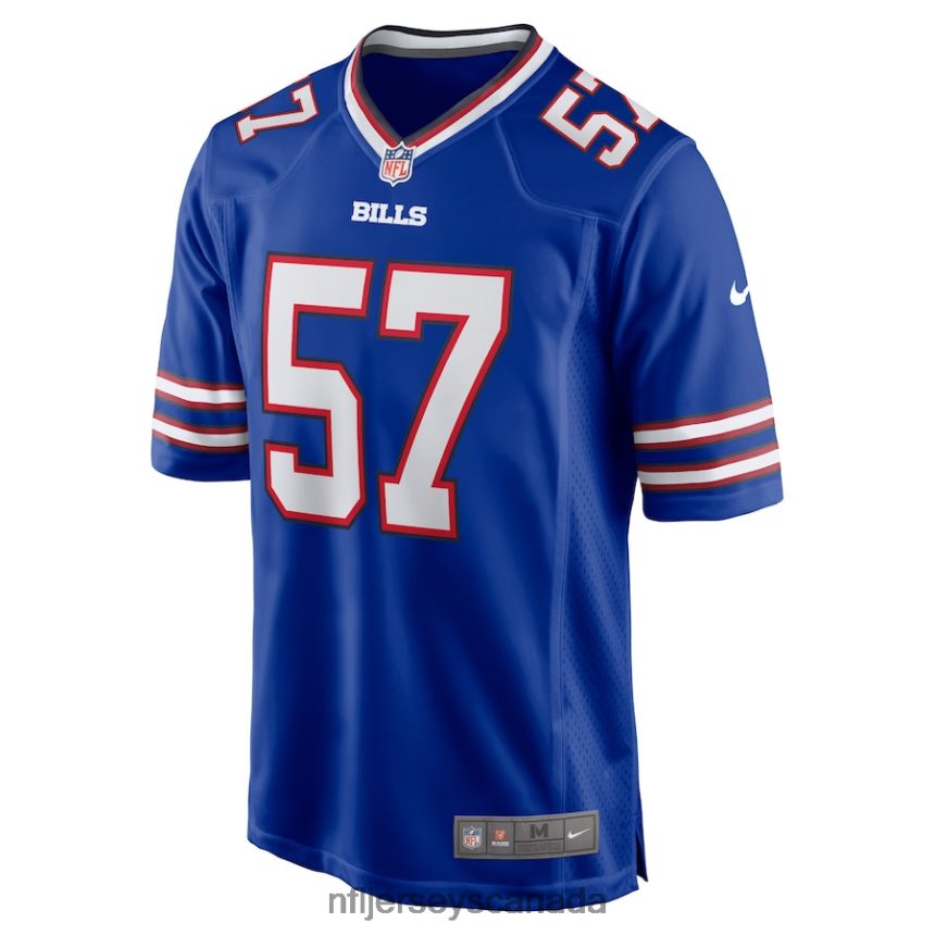 Men Buffalo Bills AJ Epenesa Nike Royal Game Player Jersey Clothing NFL TBXFR62844