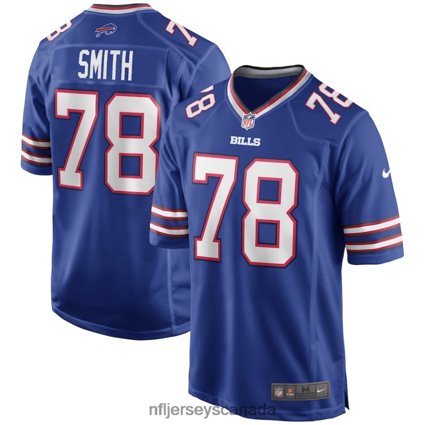 Men Buffalo Bills Bruce Smith Nike Royal Game Retired Player Jersey Clothing NFL TBXFR6925