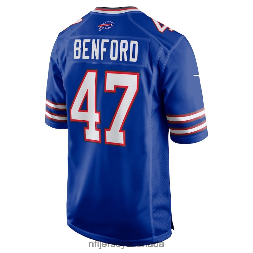 Men Buffalo Bills Christian Benford Nike Royal Game Jersey Clothing NFL TBXFR64448