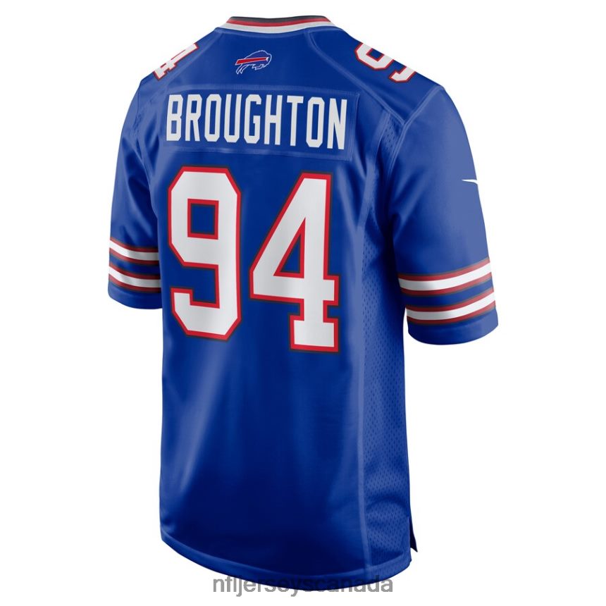 Men Buffalo Bills Cortez Broughton Nike Royal Home Game Player Jersey Clothing NFL TBXFR66328