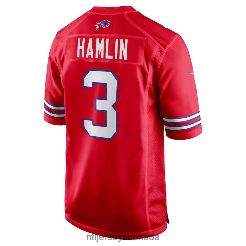 Men Buffalo Bills Damar Hamlin Nike Red Alternate Game Jersey Clothing NFL TBXFR61048