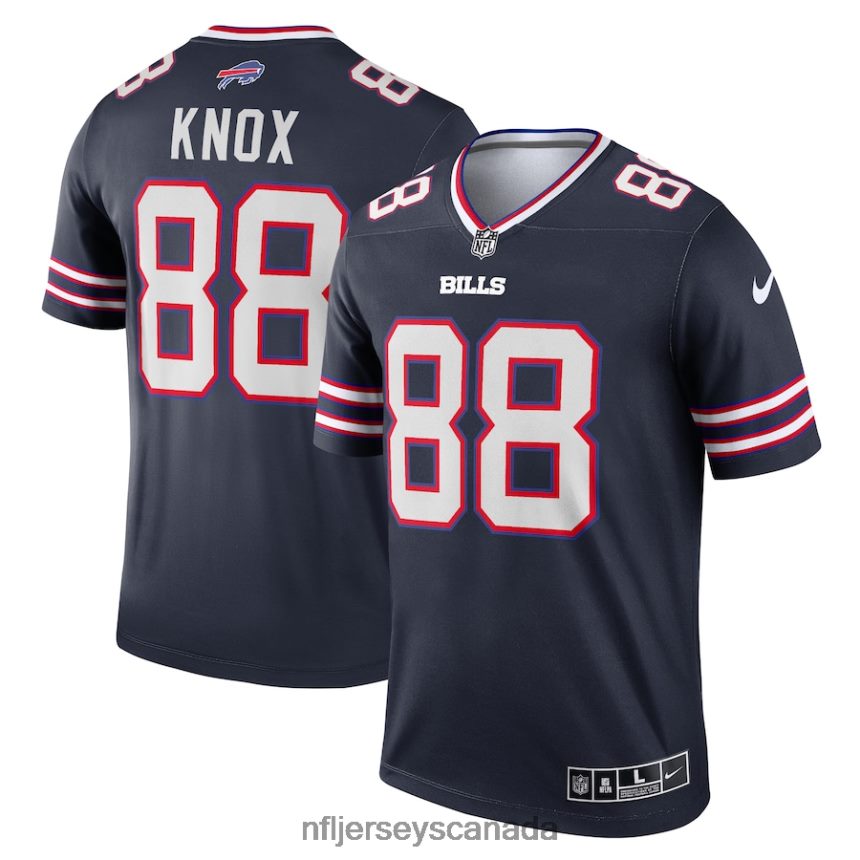 Men Buffalo Bills Dawson Knox Nike Navy Inverted Legend Jersey Clothing NFL TBXFR61188