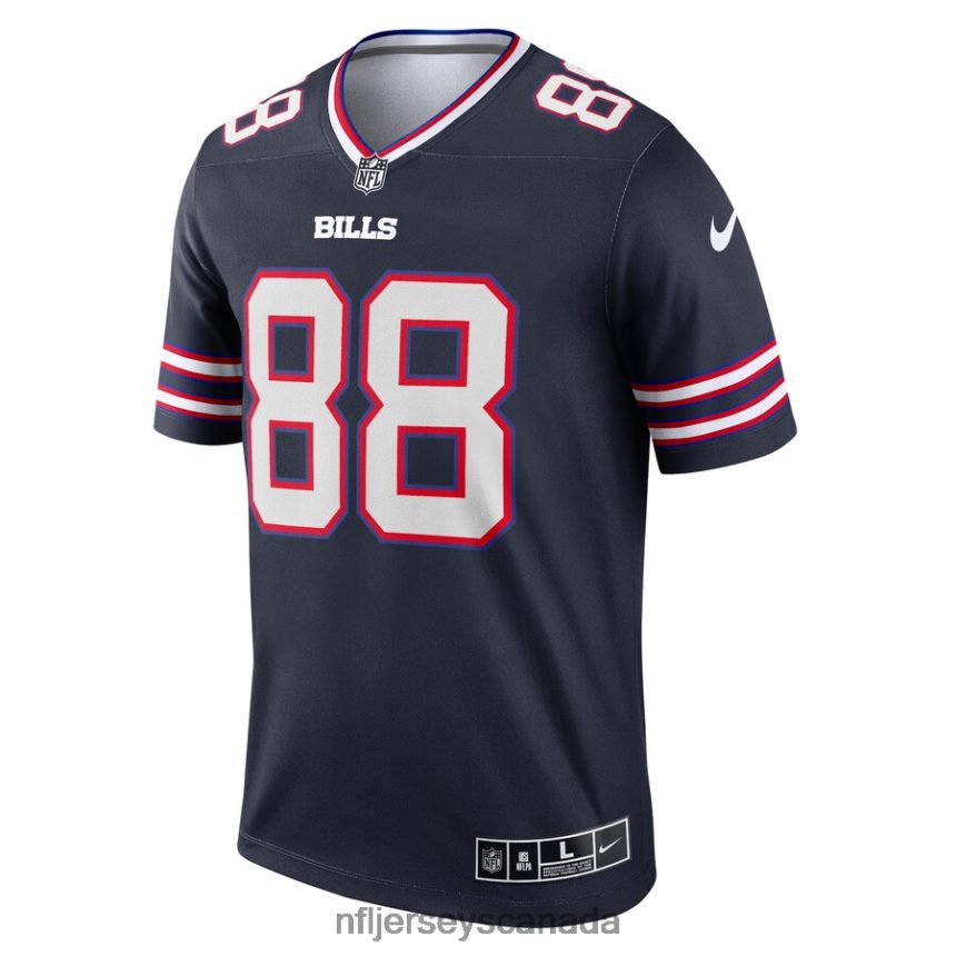 Men Buffalo Bills Dawson Knox Nike Navy Inverted Legend Jersey Clothing NFL TBXFR61188