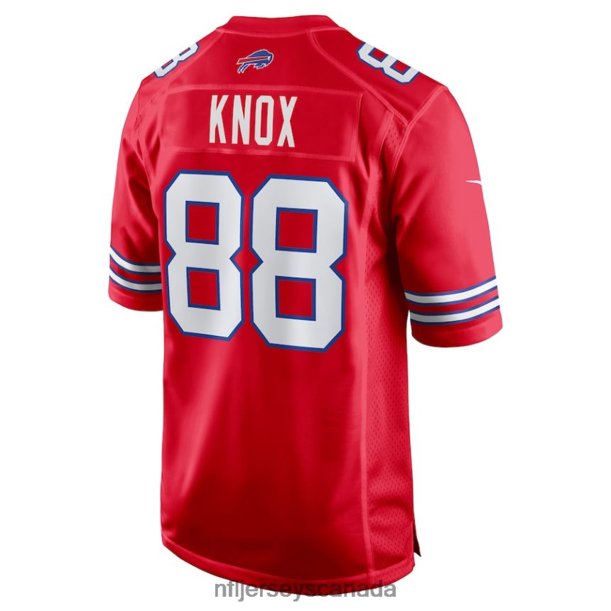 Men Buffalo Bills Dawson Knox Nike Red Alternate Game Jersey Clothing NFL TBXFR6957