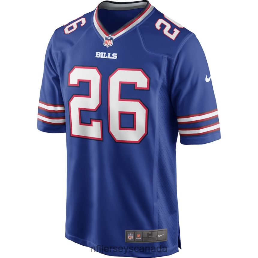 Men Buffalo Bills Devin Singletary Nike Royal Game Player Jersey Clothing NFL TBXFR6472