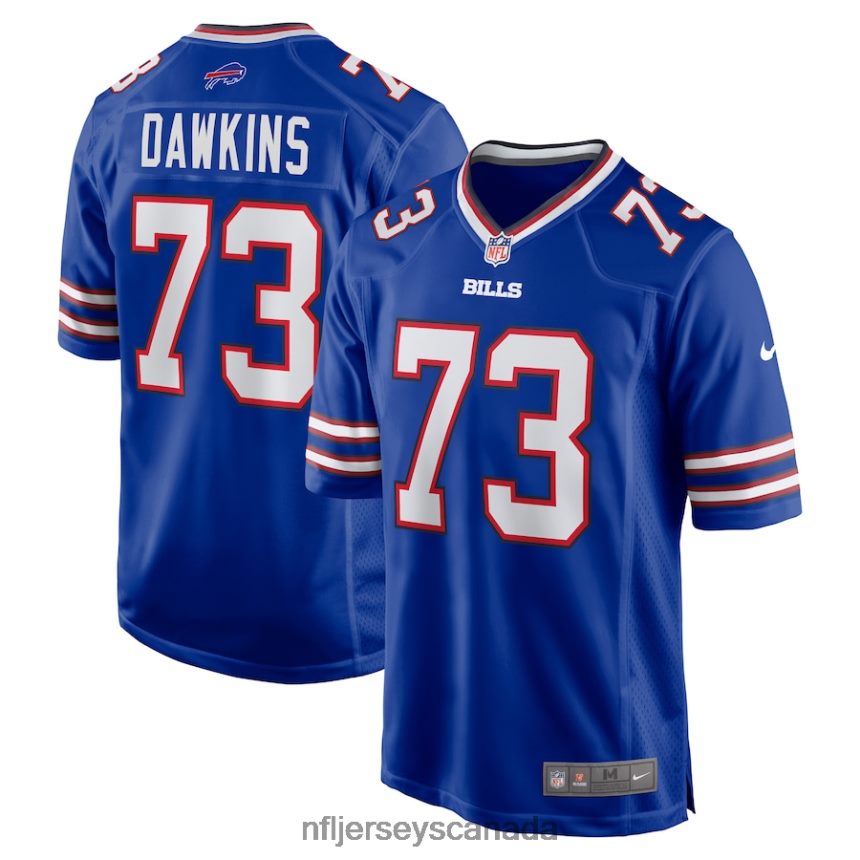 Men Buffalo Bills Dion Dawkins Nike Royal Game Player Jersey Clothing NFL TBXFR61133