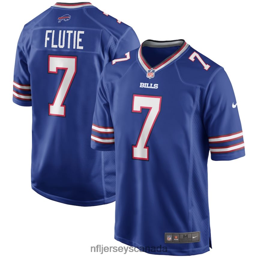 Men Buffalo Bills Doug Flutie Nike Royal Game Retired Player Jersey Clothing NFL TBXFR61544
