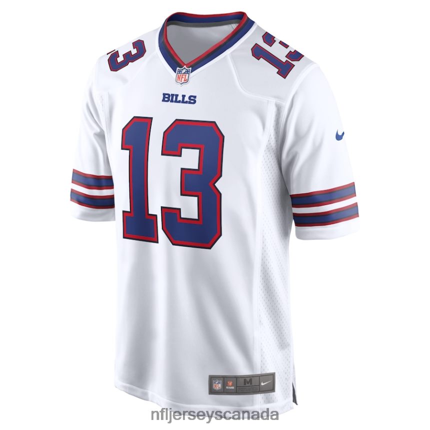 Men Buffalo Bills Gabe Davis Nike White Game Player Jersey Clothing NFL TBXFR62948