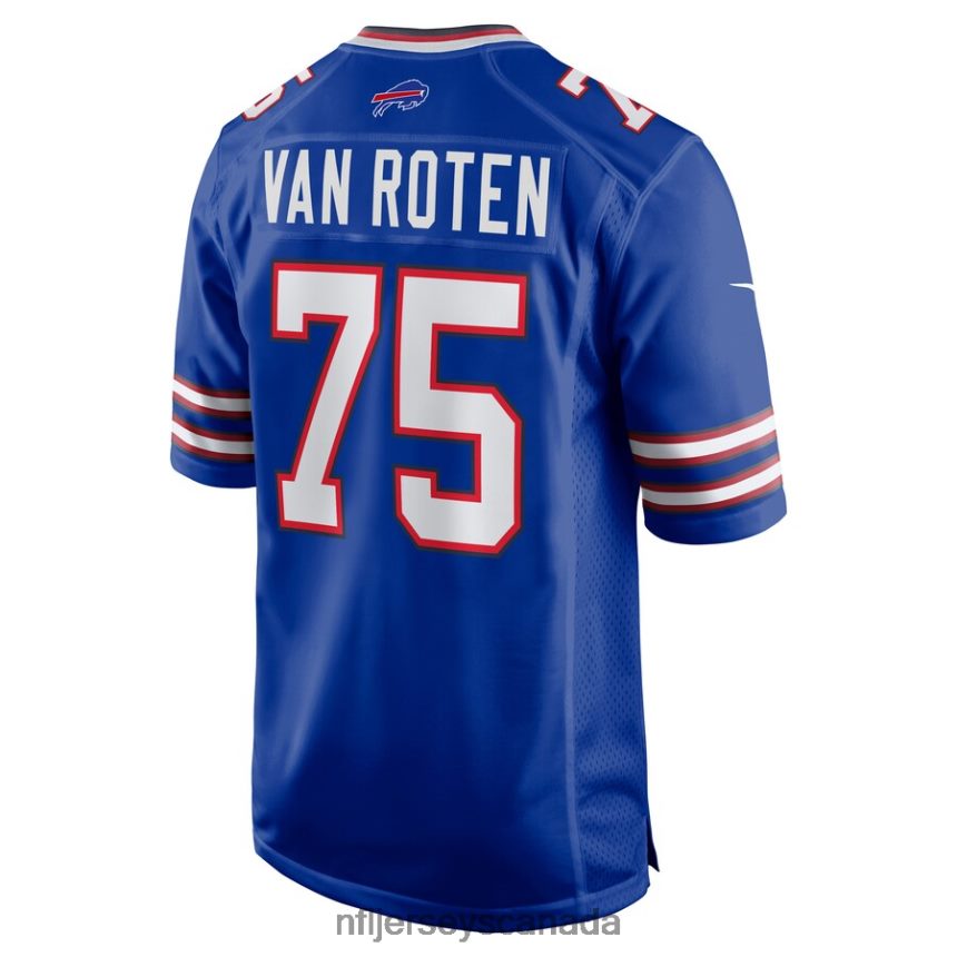 Men Buffalo Bills Greg Van Roten Nike Royal Game Player Jersey Clothing NFL TBXFR64493