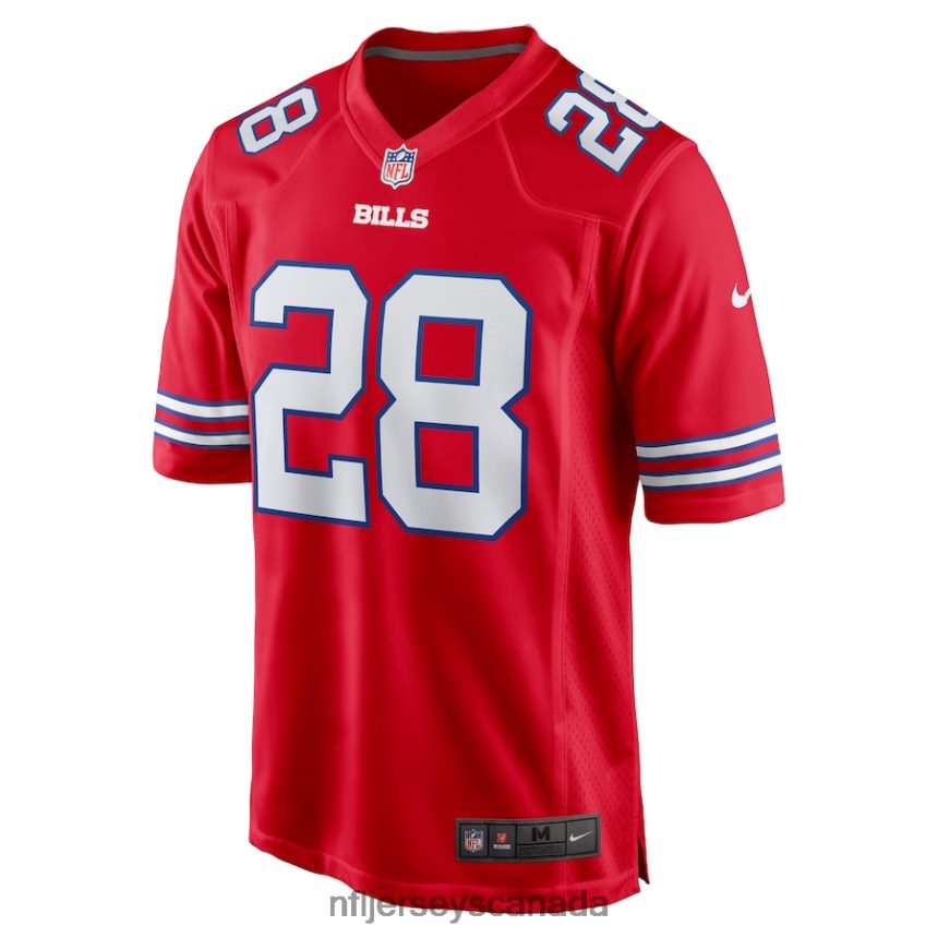 Men Buffalo Bills James Cook Nike Red Alternate Game Jersey Clothing NFL TBXFR62683