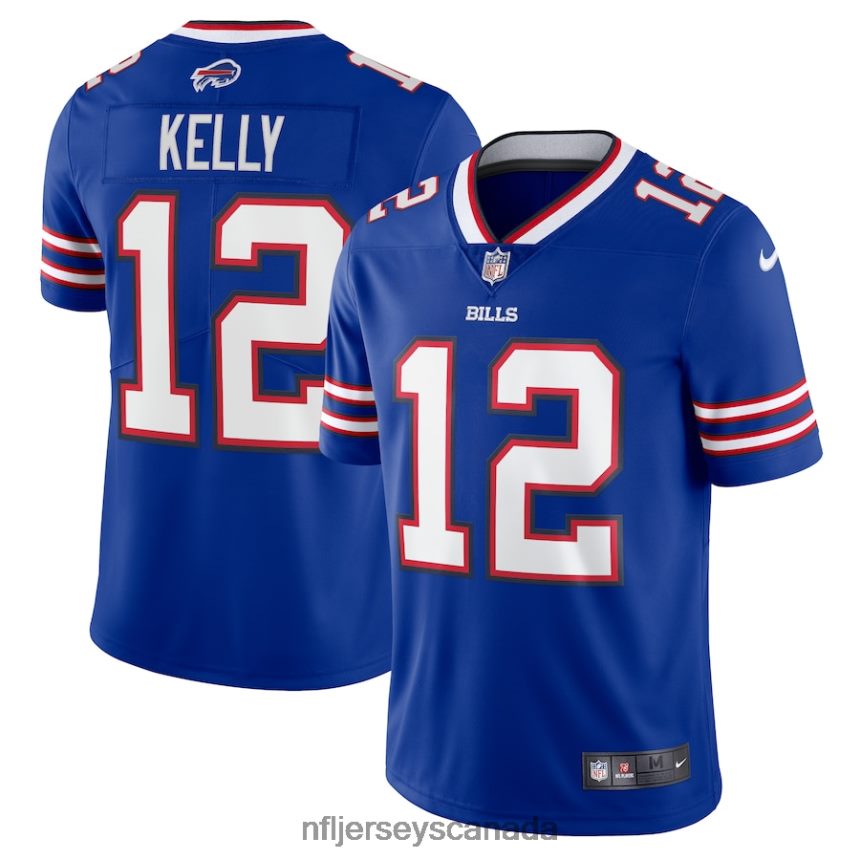 Men Buffalo Bills Jim Kelly Nike Royal 90s Throwback Retired Player Limited Jersey Clothing NFL TBXFR61158