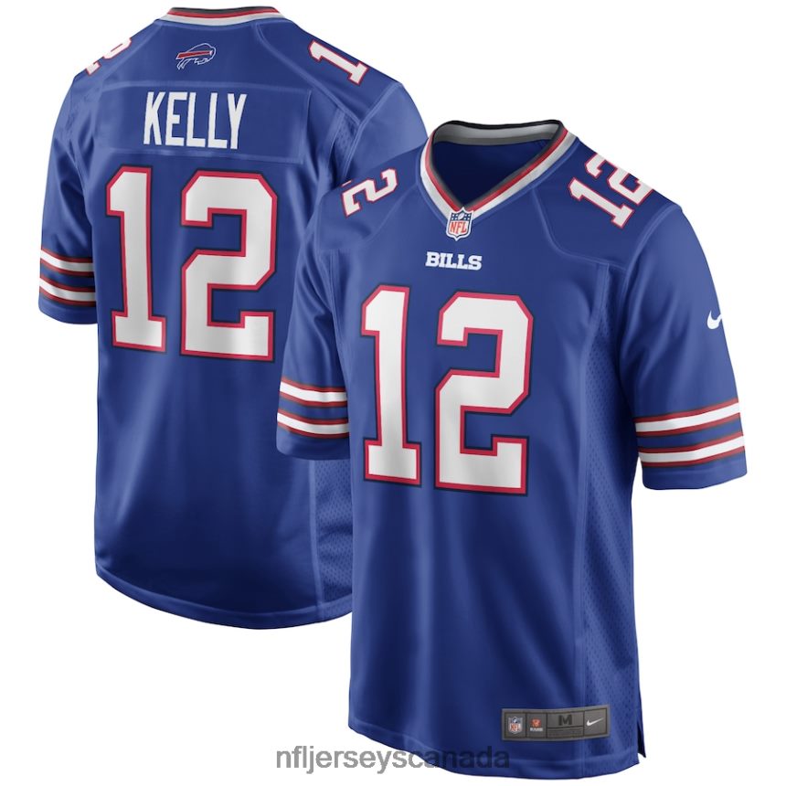 Men Buffalo Bills Jim Kelly Nike Royal Game Retired Player Jersey Clothing NFL TBXFR6996