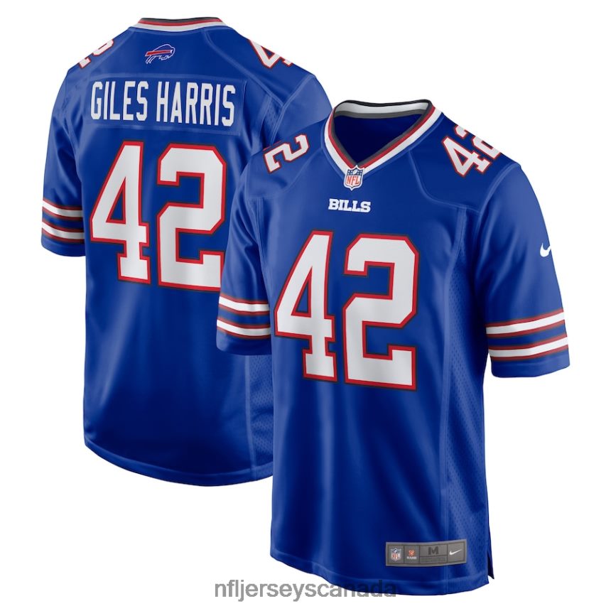 Men Buffalo Bills Joe Giles-Harris Nike Royal Game Jersey Clothing NFL TBXFR64431