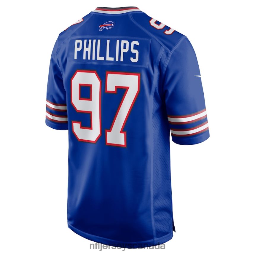 Men Buffalo Bills Jordan Phillips Nike Royal Game Jersey Clothing NFL TBXFR63548