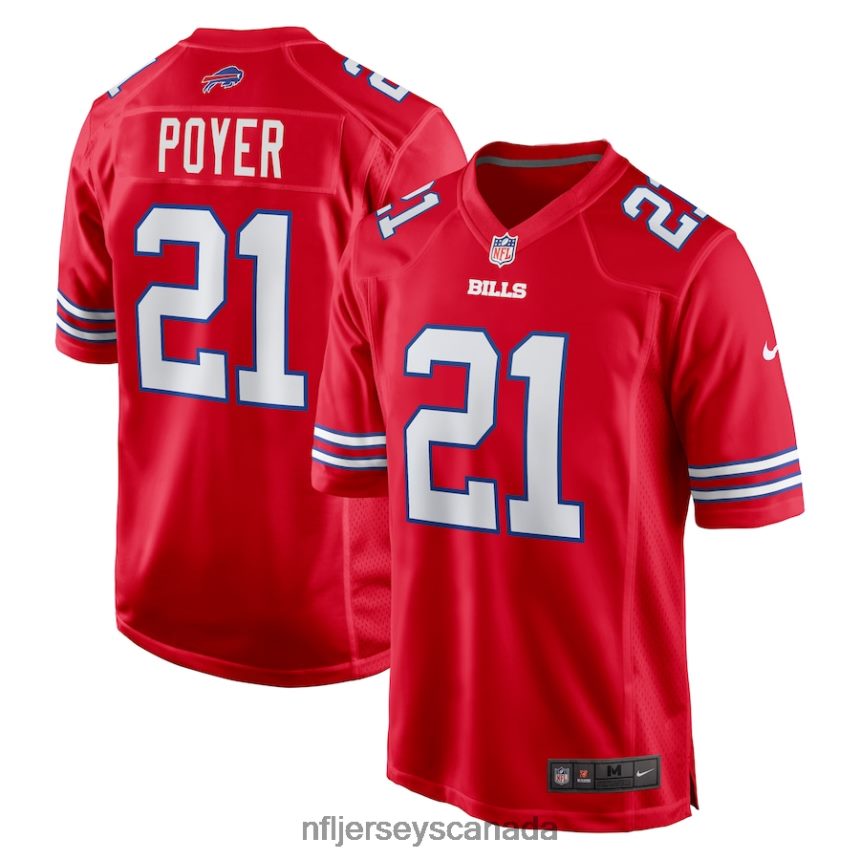 Men Buffalo Bills Jordan Poyer Nike Red Alternate Game Jersey Clothing NFL TBXFR6965