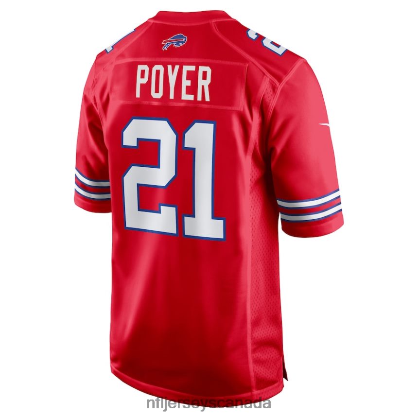 Men Buffalo Bills Jordan Poyer Nike Red Alternate Game Jersey Clothing NFL TBXFR6965