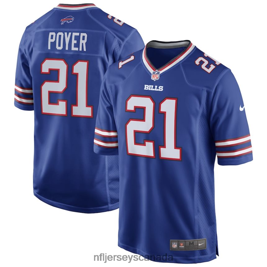 Men Buffalo Bills Jordan Poyer Nike Royal Game Player Jersey Clothing NFL TBXFR6648