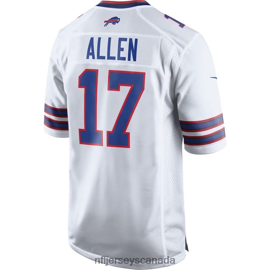 Men Buffalo Bills Josh Allen Nike White Game Player Jersey Clothing NFL TBXFR6591