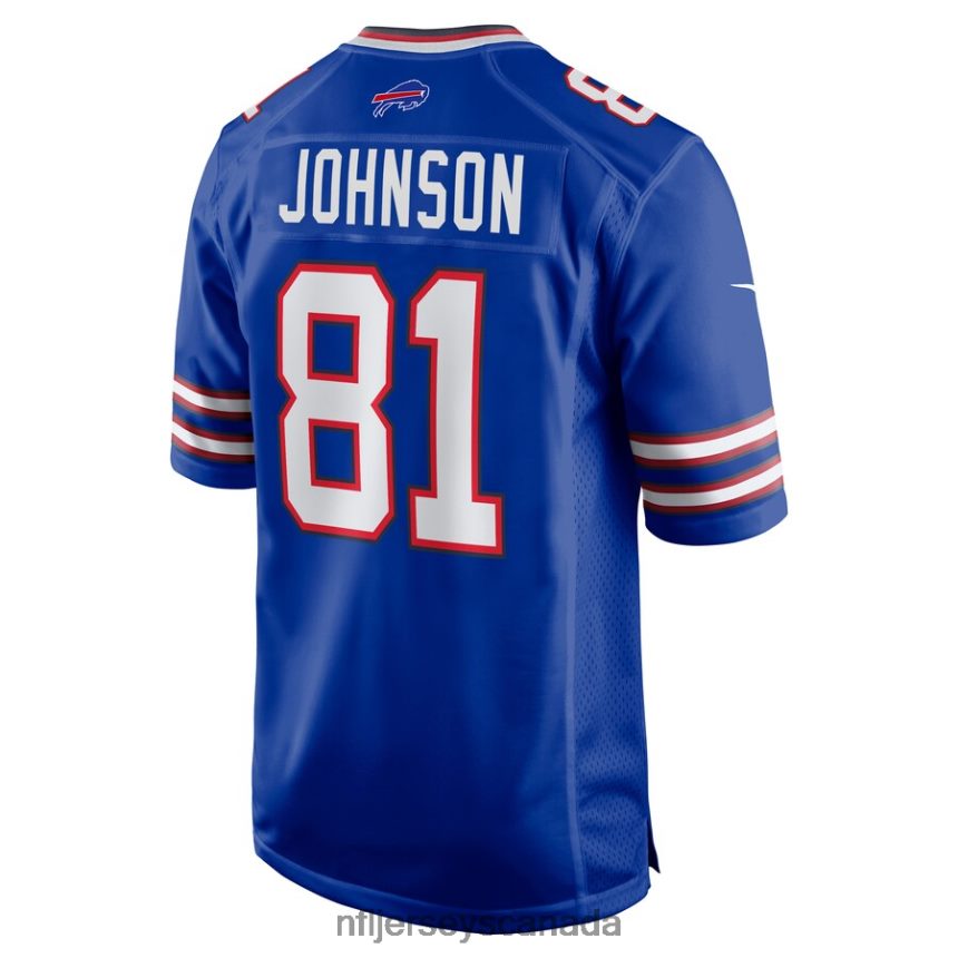 Men Buffalo Bills KeeSean Johnson Nike Royal Game Player Jersey Clothing NFL TBXFR64003