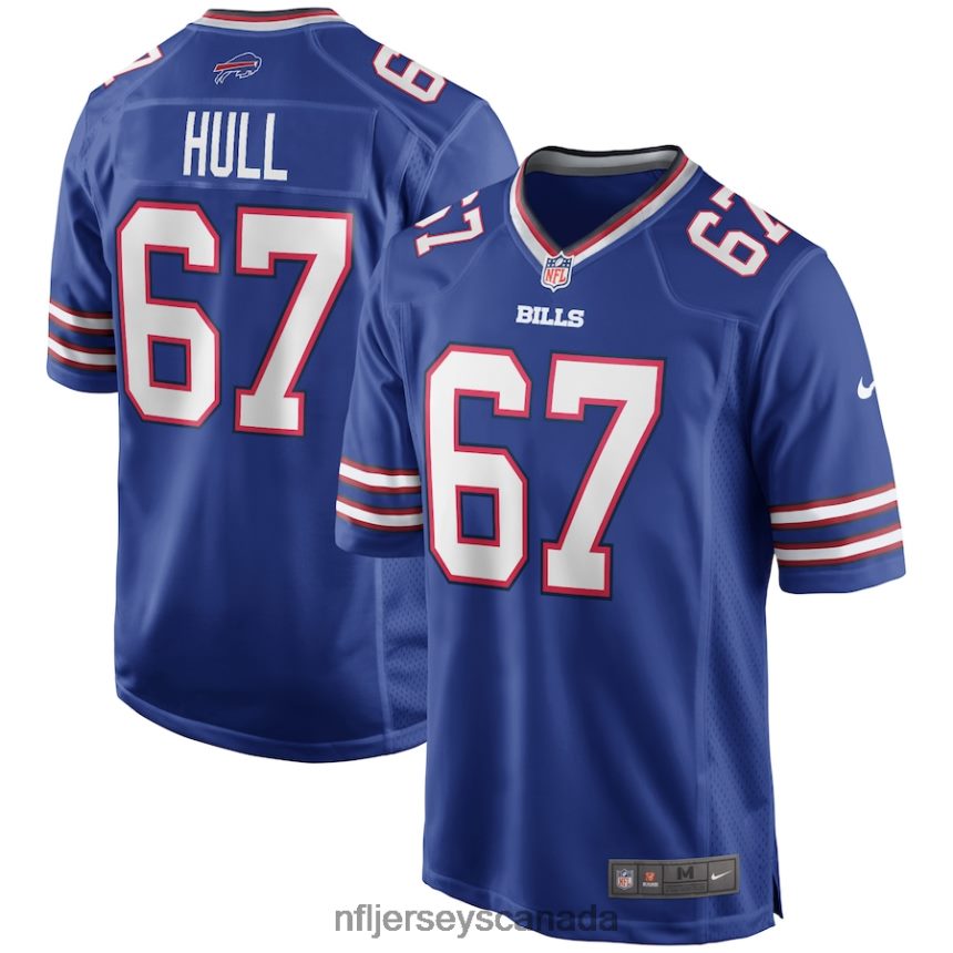 Men Buffalo Bills Kent Hull Nike Royal Game Retired Player Jersey Clothing NFL TBXFR63670