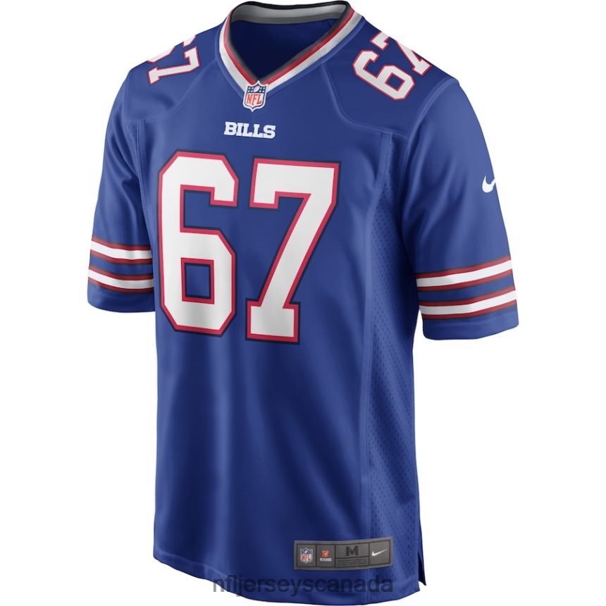 Men Buffalo Bills Kent Hull Nike Royal Game Retired Player Jersey Clothing NFL TBXFR63670