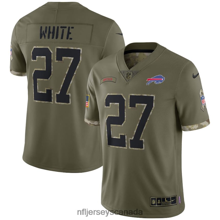 Men Buffalo Bills Nike Olive 2022 Salute To Service Limited Jersey Clothing NFL TBXFR62621