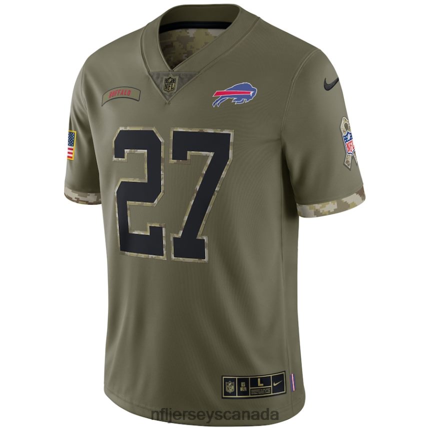 Men Buffalo Bills Nike Olive 2022 Salute To Service Limited Jersey Clothing NFL TBXFR62621