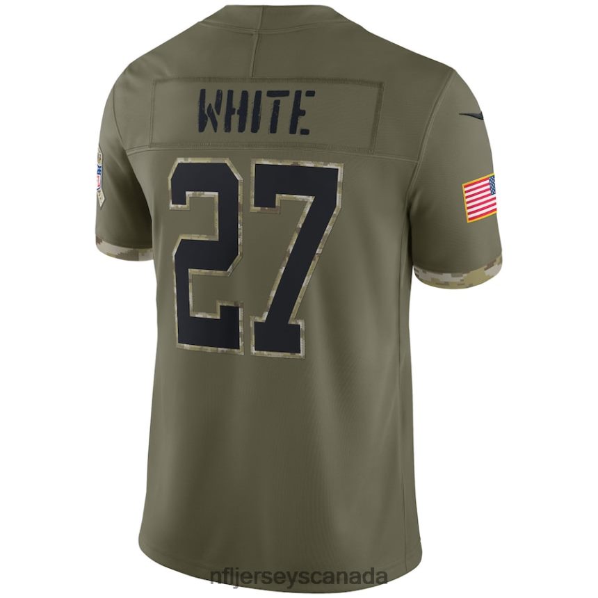 Men Buffalo Bills Nike Olive 2022 Salute To Service Limited Jersey Clothing NFL TBXFR62621