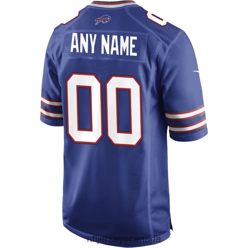 Men Buffalo Bills Nike Royal Custom Game Jersey Clothing NFL TBXFR694