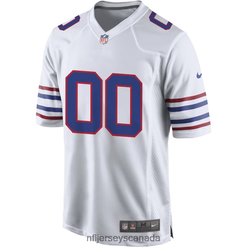 Men Buffalo Bills Nike White Alternate Custom Game Jersey Clothing NFL TBXFR64990