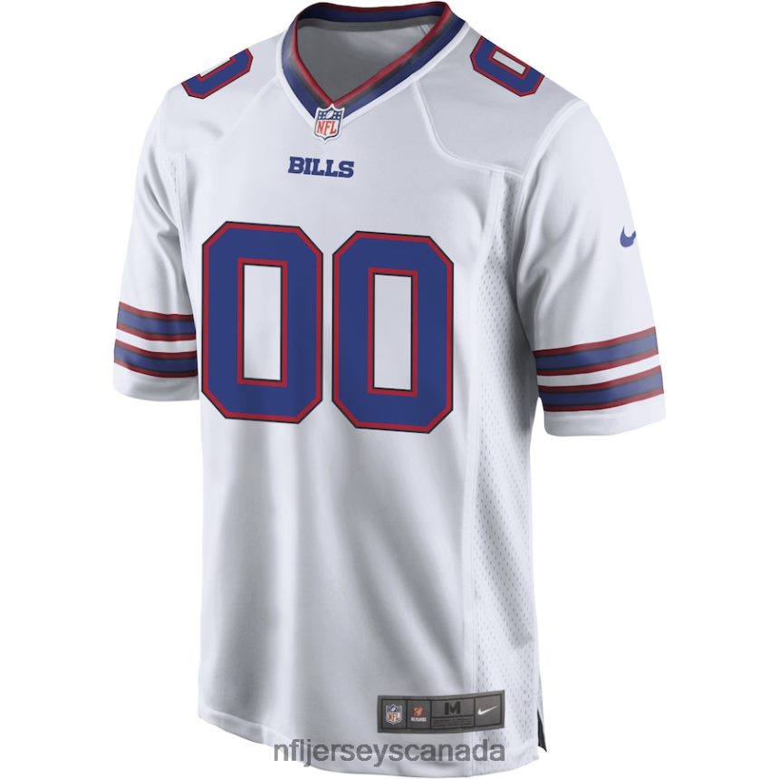 Men Buffalo Bills Nike White Custom Game Jersey Clothing NFL TBXFR6334