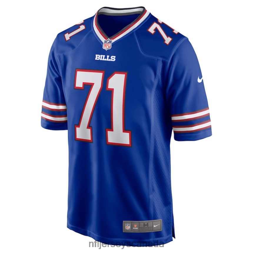 Men Buffalo Bills Ryan Bates Nike Royal Game Player Jersey Clothing NFL TBXFR63589