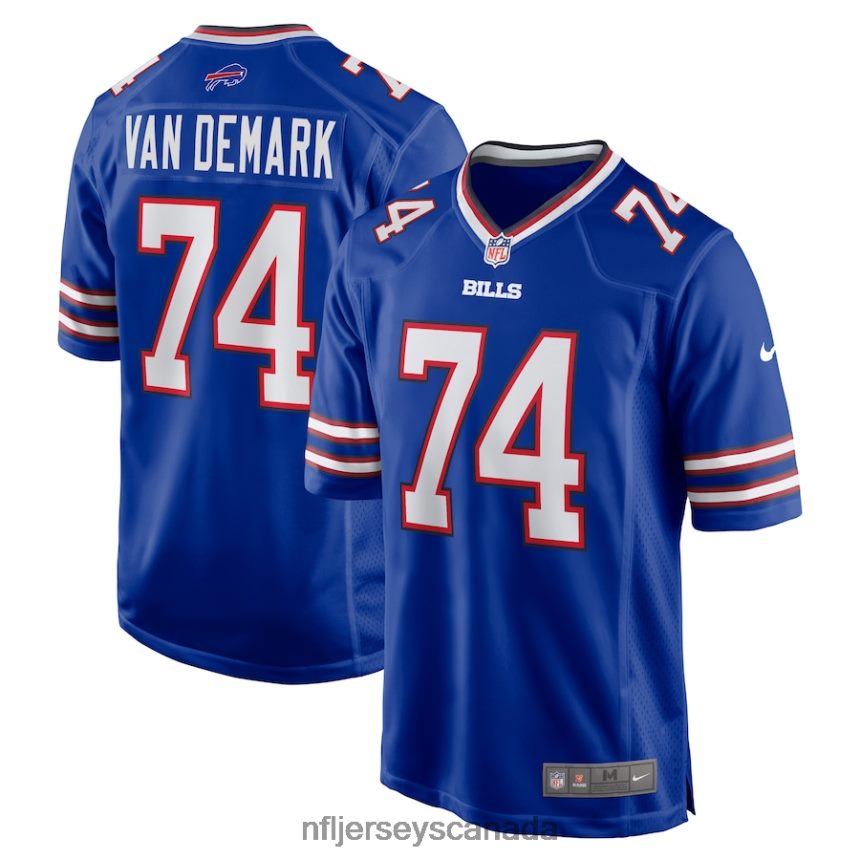 Men Buffalo Bills Ryan Van Demark Nike Royal Game Player Jersey Clothing NFL TBXFR66825