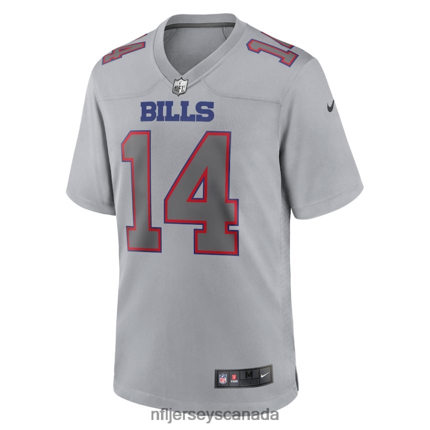 Men Buffalo Bills Stefon Diggs Nike Gray Atmosphere Fashion Game Jersey Clothing NFL TBXFR66101