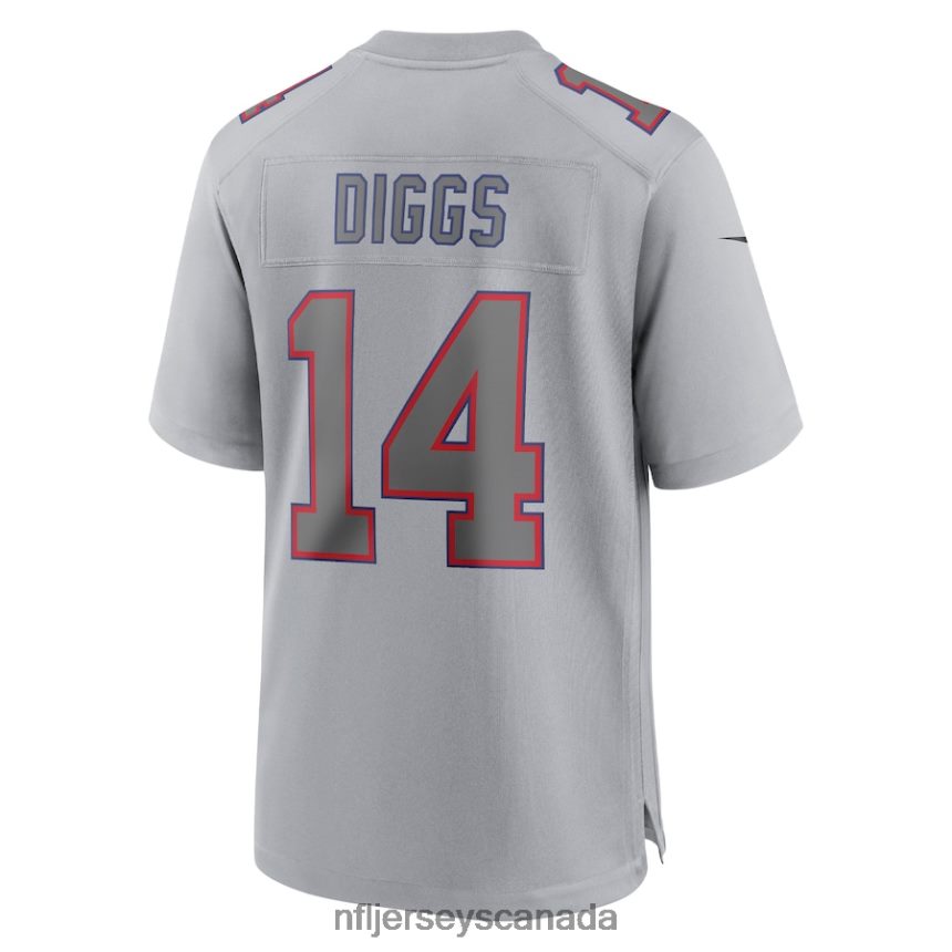 Men Buffalo Bills Stefon Diggs Nike Gray Atmosphere Fashion Game Jersey Clothing NFL TBXFR66101