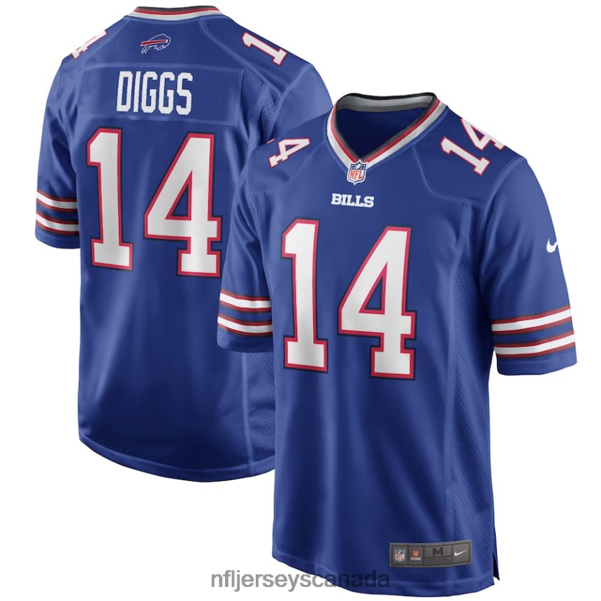 Men Buffalo Bills Stefon Diggs Nike Royal Game Player Jersey Clothing NFL TBXFR6508