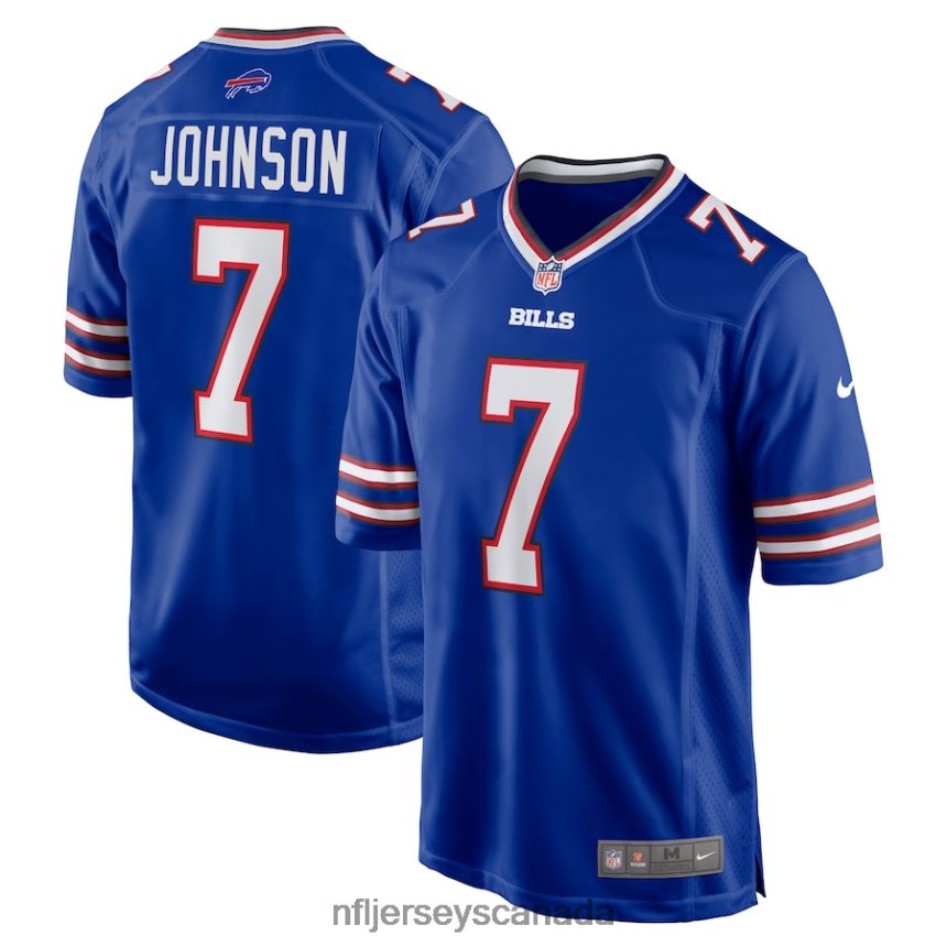 Men Buffalo Bills Taron Johnson Nike Royal Game Jersey Clothing NFL TBXFR62668