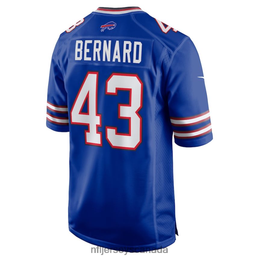 Men Buffalo Bills Terrel Bernard Nike Royal Game Player Jersey Clothing NFL TBXFR63953