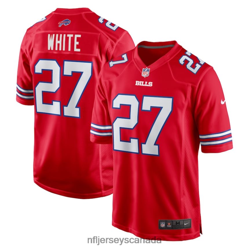 Men Buffalo Bills TreDavious White Nike Red Alternate Game Jersey Clothing NFL TBXFR62684